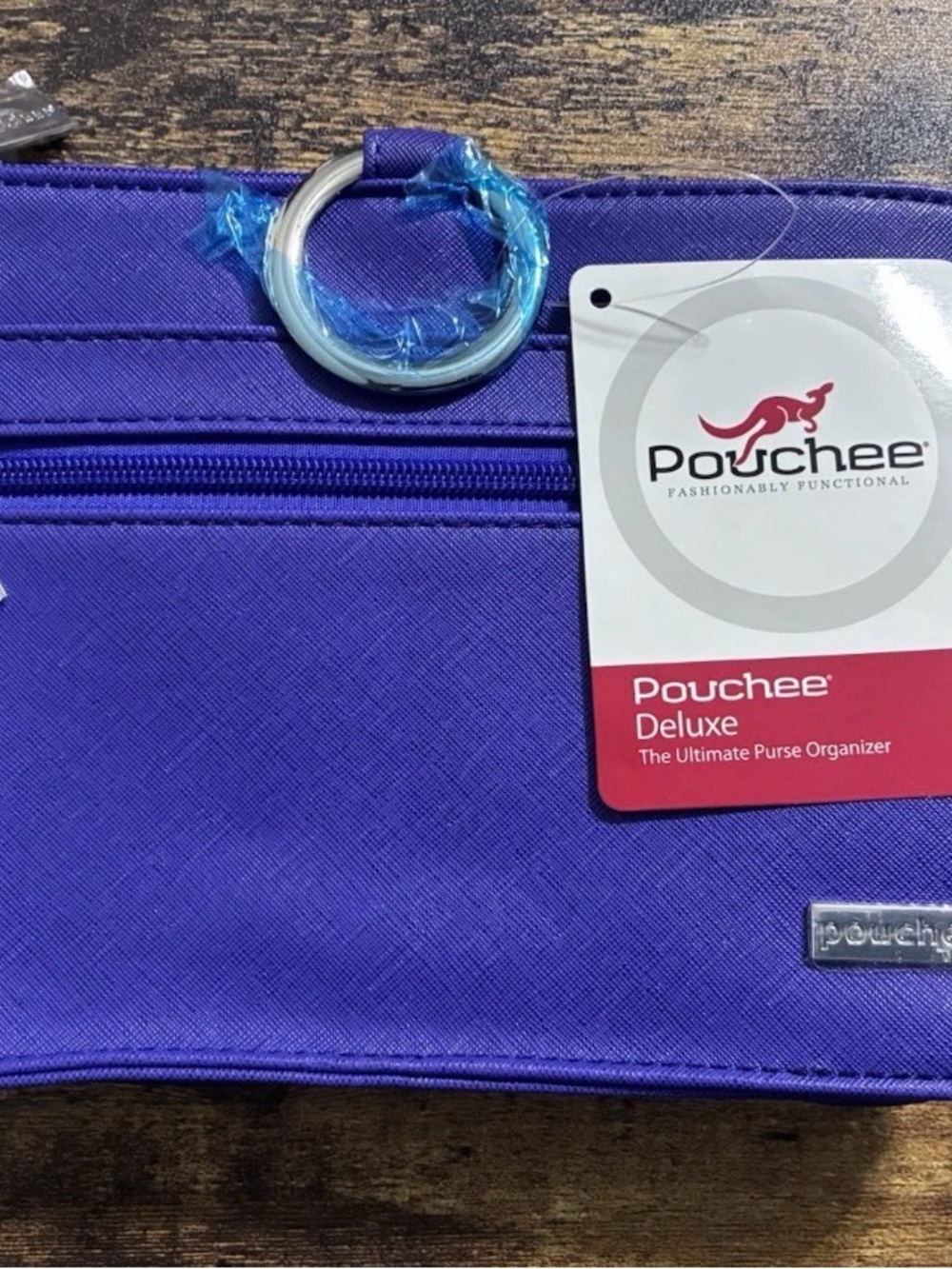 Pouchee Deluxe Crossbody Purse Organizer - Purple